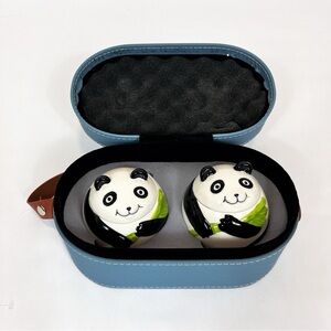 Ceramic Pandas Tea Container With Case By Thinksub 2 Containers